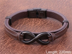 HY Wholesale Leather Jewelry Fashion Leather Bracelets-HY0114B037