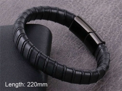 HY Wholesale Leather Jewelry Fashion Leather Bracelets-HY0114B054