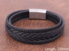 HY Wholesale Leather Jewelry Fashion Leather Bracelets-HY0114B133