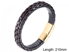 HY Wholesale Leather Jewelry Fashion Leather Bracelets-HY004B133
