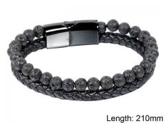HY Wholesale Leather Jewelry Fashion Leather Bracelets-HY004B028