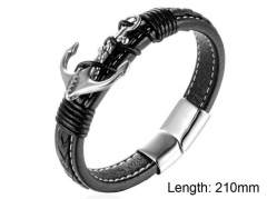 HY Wholesale Leather Jewelry Fashion Leather Bracelets-HY004B127