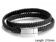 HY Wholesale Leather Jewelry Fashion Leather Bracelets-HY004B104