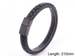 HY Wholesale Leather Jewelry Fashion Leather Bracelets-HY004B074