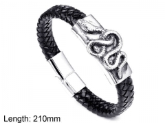 HY Wholesale Leather Jewelry Fashion Leather Bracelets-HY004B086