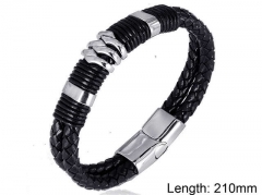 HY Wholesale Leather Jewelry Fashion Leather Bracelets-HY004B152