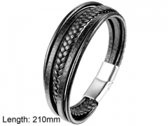 HY Wholesale Leather Jewelry Fashion Leather Bracelets-HY004B092
