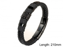 HY Wholesale Leather Jewelry Fashion Leather Bracelets-HY004B026