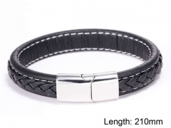 HY Wholesale Leather Jewelry Fashion Leather Bracelets-HY004B066