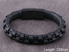 HY Wholesale Leather Jewelry Fashion Leather Bracelets-HY0114B055