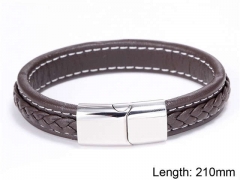 HY Wholesale Leather Jewelry Fashion Leather Bracelets-HY004B069