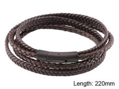 HY Wholesale Leather Jewelry Fashion Leather Bracelets-HY0114B143