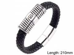 HY Wholesale Leather Jewelry Fashion Leather Bracelets-HY004B058