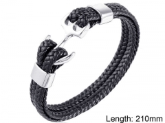 HY Wholesale Leather Jewelry Fashion Leather Bracelets-HY004B065