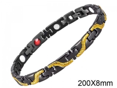 HY Wholesale Popular Bracelets 316L Stainless Steel Jewelry Bracelets-HY0115B033