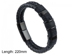 HY Wholesale Leather Jewelry Fashion Leather Bracelets-HY0114B170