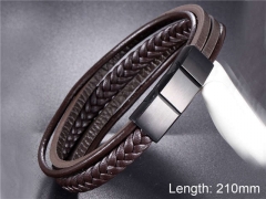 HY Wholesale Leather Jewelry Fashion Leather Bracelets-HY004B160