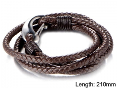HY Wholesale Leather Jewelry Fashion Leather Bracelets-HY004B159