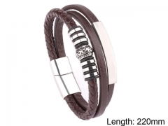 HY Wholesale Leather Jewelry Fashion Leather Bracelets-HY0114B074