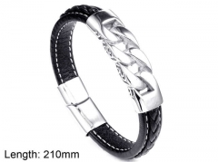HY Wholesale Leather Jewelry Fashion Leather Bracelets-HY004B088