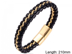 HY Wholesale Leather Jewelry Fashion Leather Bracelets-HY004B059