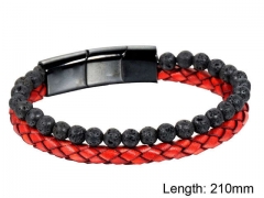 HY Wholesale Leather Jewelry Fashion Leather Bracelets-HY004B031
