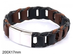 HY Wholesale Leather Jewelry Fashion Leather Bracelets-HY002B029