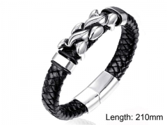 HY Wholesale Leather Jewelry Fashion Leather Bracelets-HY004B117