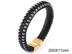 HY Wholesale Leather Jewelry Fashion Leather Bracelets-HY002B026