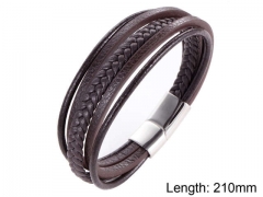 HY Wholesale Leather Jewelry Fashion Leather Bracelets-HY004B063