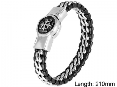HY Wholesale Leather Jewelry Fashion Leather Bracelets-HY004B146