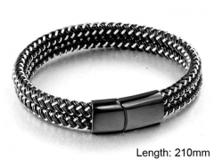 HY Wholesale Leather Jewelry Fashion Leather Bracelets-HY004B108