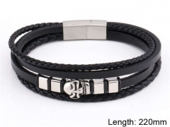 HY Wholesale Leather Jewelry Fashion Leather Bracelets-HY0114B119