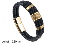 HY Wholesale Leather Jewelry Fashion Leather Bracelets-HY0114B168