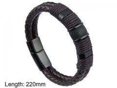 HY Wholesale Leather Jewelry Fashion Leather Bracelets-HY0114B175