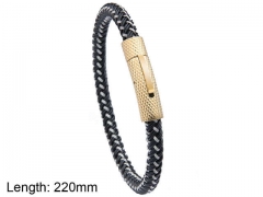 HY Wholesale Leather Jewelry Fashion Leather Bracelets-HY0114B144