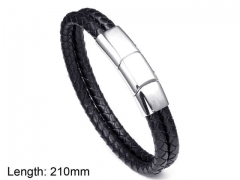 HY Wholesale Leather Jewelry Fashion Leather Bracelets-HY004B012