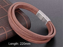 HY Wholesale Leather Jewelry Fashion Leather Bracelets-HY0114B040