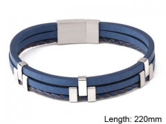 HY Wholesale Leather Jewelry Fashion Leather Bracelets-HY0114B013