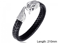 HY Wholesale Leather Jewelry Fashion Leather Bracelets-HY004B155