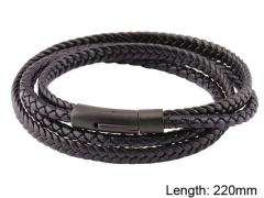 HY Wholesale Leather Jewelry Fashion Leather Bracelets-HY0114B142