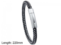HY Wholesale Leather Jewelry Fashion Leather Bracelets-HY0114B146