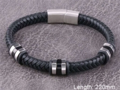 HY Wholesale Leather Jewelry Fashion Leather Bracelets-HY0114B094