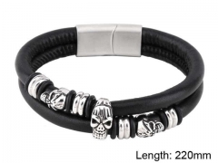 HY Wholesale Leather Jewelry Fashion Leather Bracelets-HY0114B108