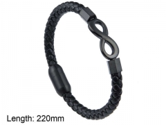 HY Wholesale Leather Jewelry Fashion Leather Bracelets-HY0114B166