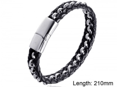 HY Wholesale Leather Jewelry Fashion Leather Bracelets-HY004B036
