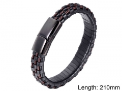 HY Wholesale Leather Jewelry Fashion Leather Bracelets-HY004B132
