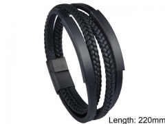 HY Wholesale Leather Jewelry Fashion Leather Bracelets-HY0114B071