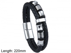 HY Wholesale Leather Jewelry Fashion Leather Bracelets-HY0114B155