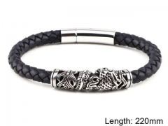 HY Wholesale Leather Jewelry Fashion Leather Bracelets-HY0114B107